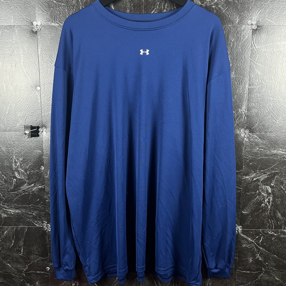 Under Armour Men's Blue HeatGear Running Train Shirt 2XL